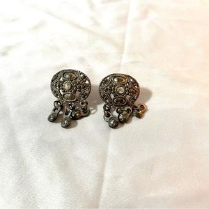 Bundle 3 for $10! 🛍️ Silver Stud Dangle Earrings from India